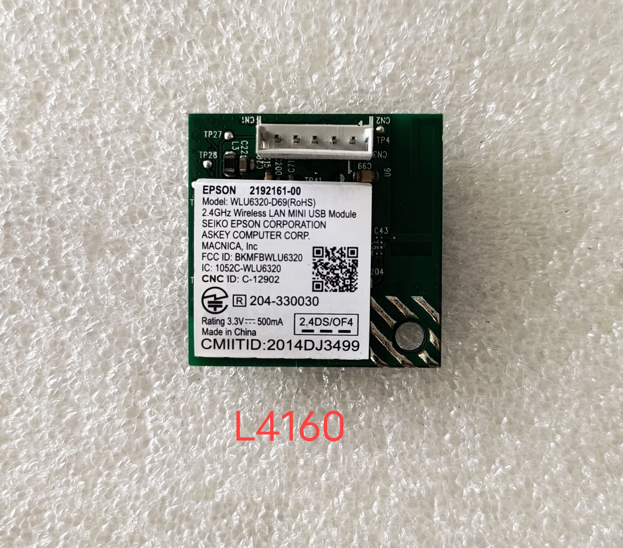 Card wifi Epson L4160 L6170 L6190