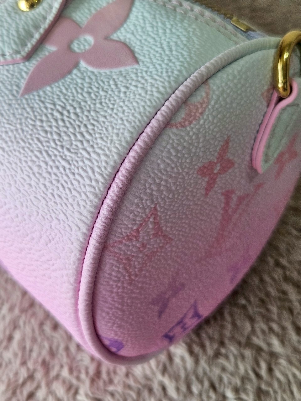 LV Papillon Pastel Sunrise Monogram Microchip
