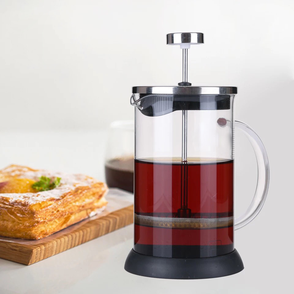 เฟรนช์เพรส กาชงชา กาแฟ ทำฟองนม 600 CC.