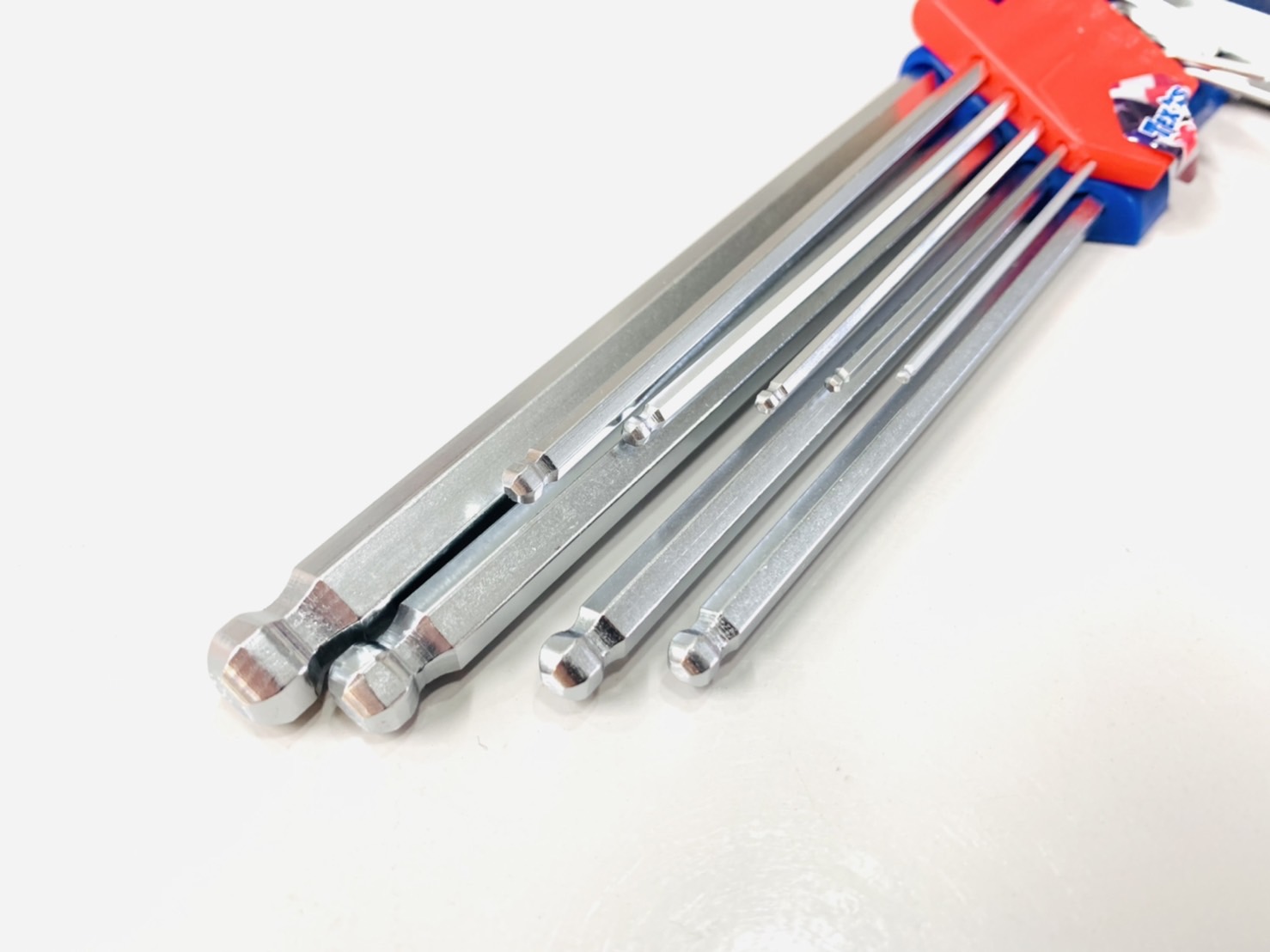 กุญแจหกเหลี่ยม มิล 9 ตัวชุด หัวบอล