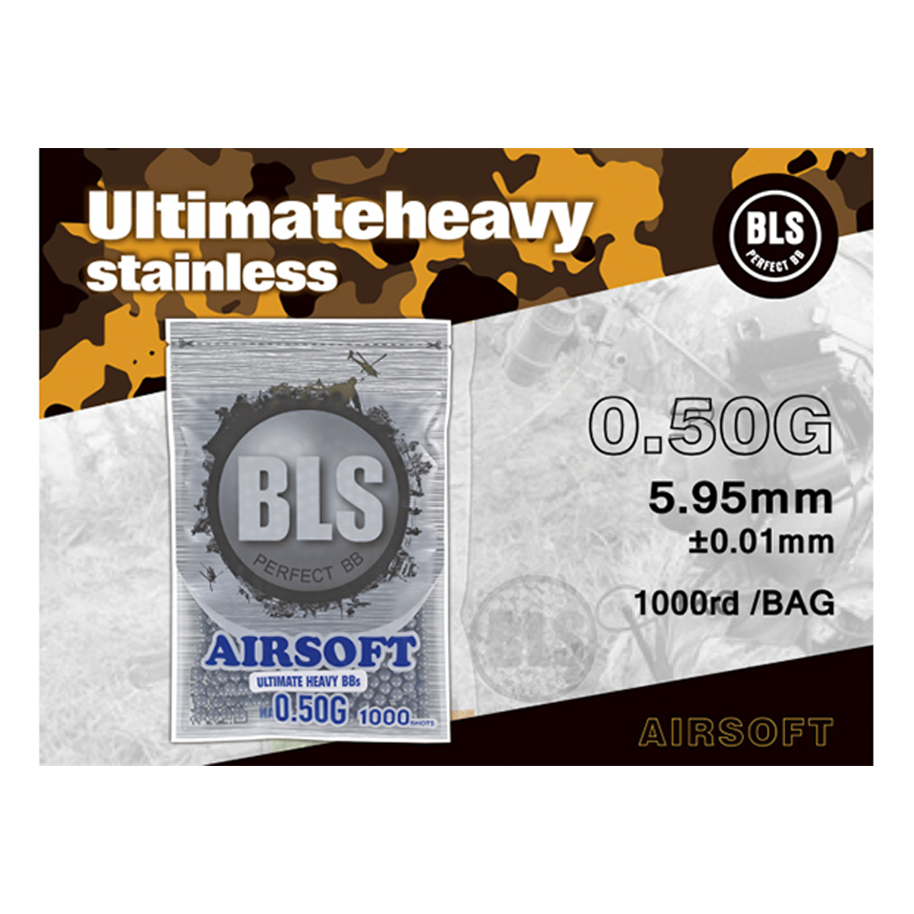 BLS Ultimate Heavy BBs 0.50g 6mm (1,000 rds)