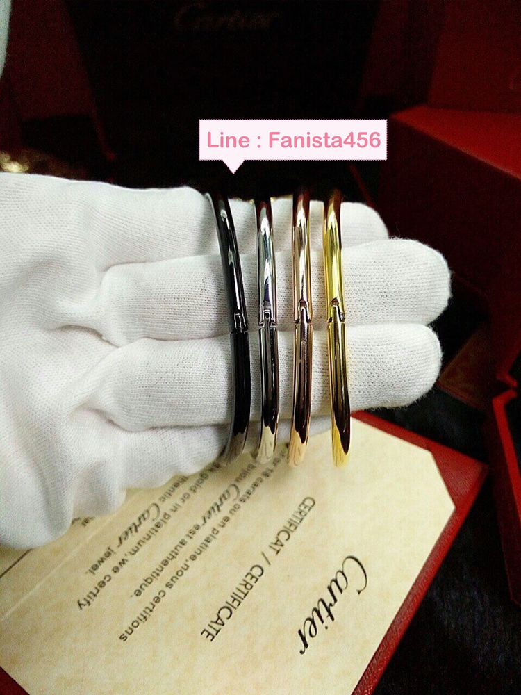 กำไล ตะปู Cartier ไม่มีเพชร รุ่น Juste un clou bracelet