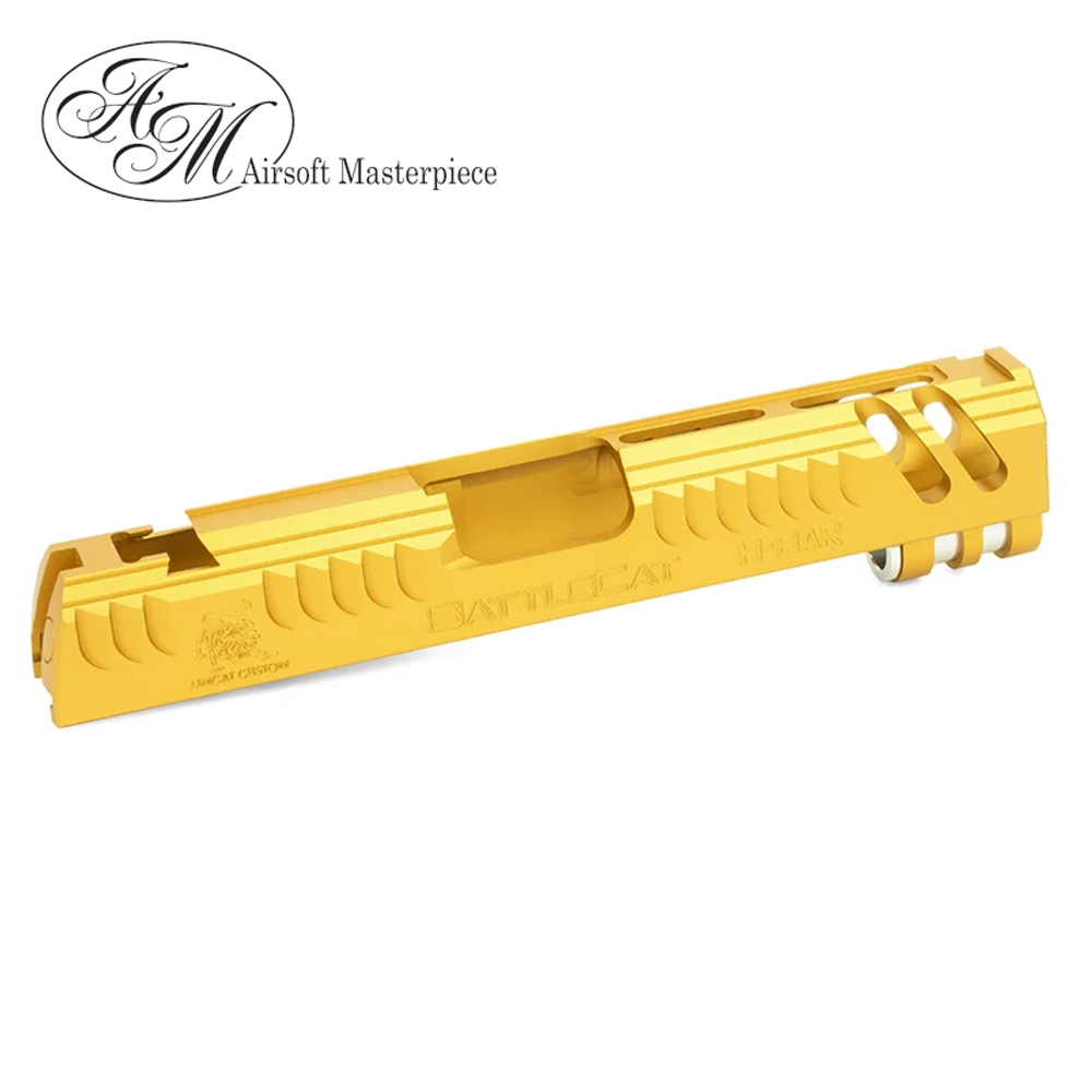 Airsoft Masterpiece Limcat Battlecat 4.3 Standard Slide for Hi-CAPA (Gold)