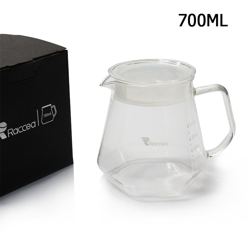 โถดริป แก้วดริป ดริปเซริฟเวอร์ RACCEA 6 เหลี่ยม 700 ml. 1610-592