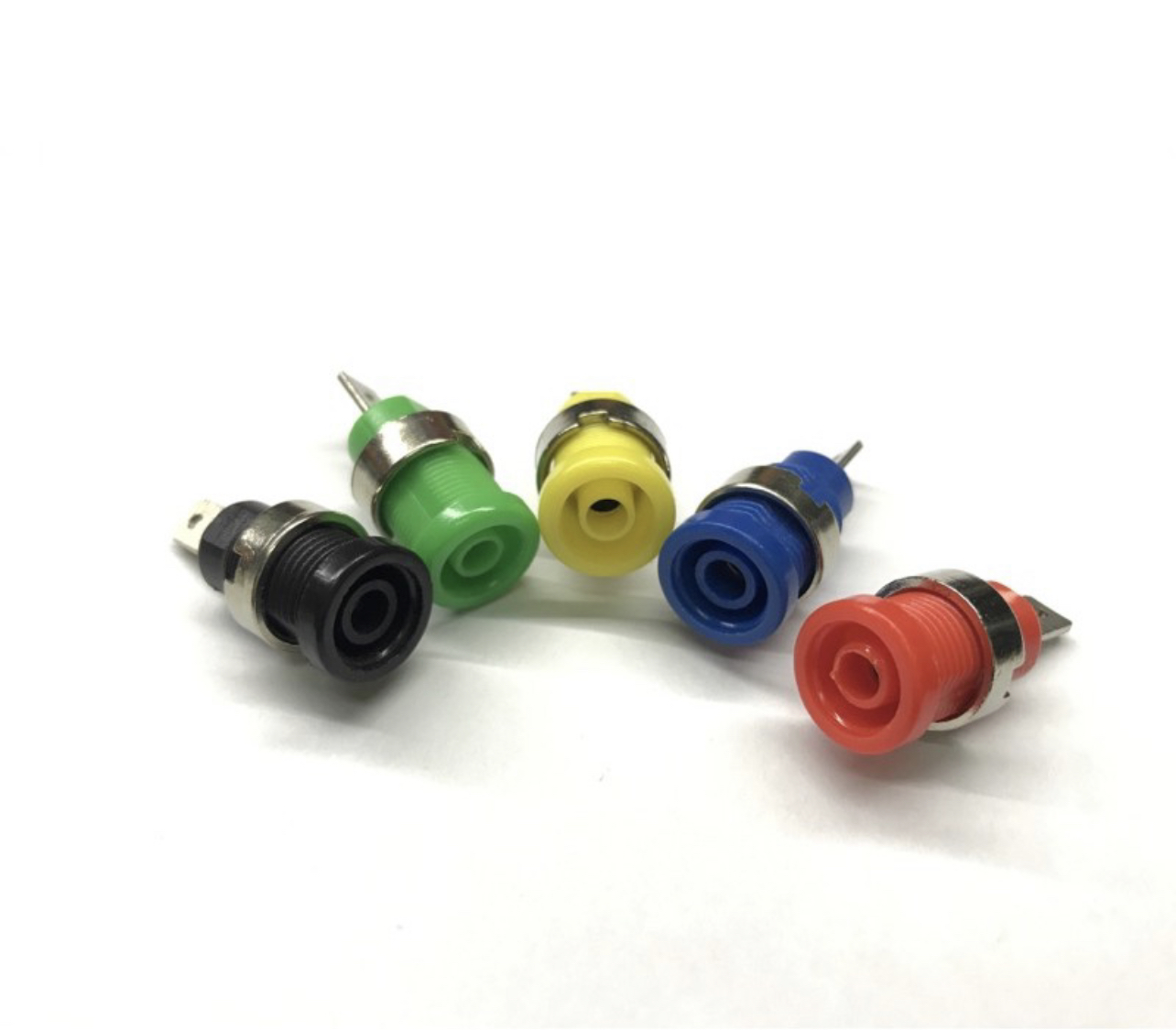 บานานาแจ็ค ติดแท่น (Banana Socket) (ดำ)