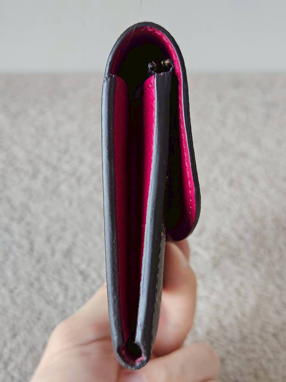 LV Emilie Mono Fuchsia Wallet