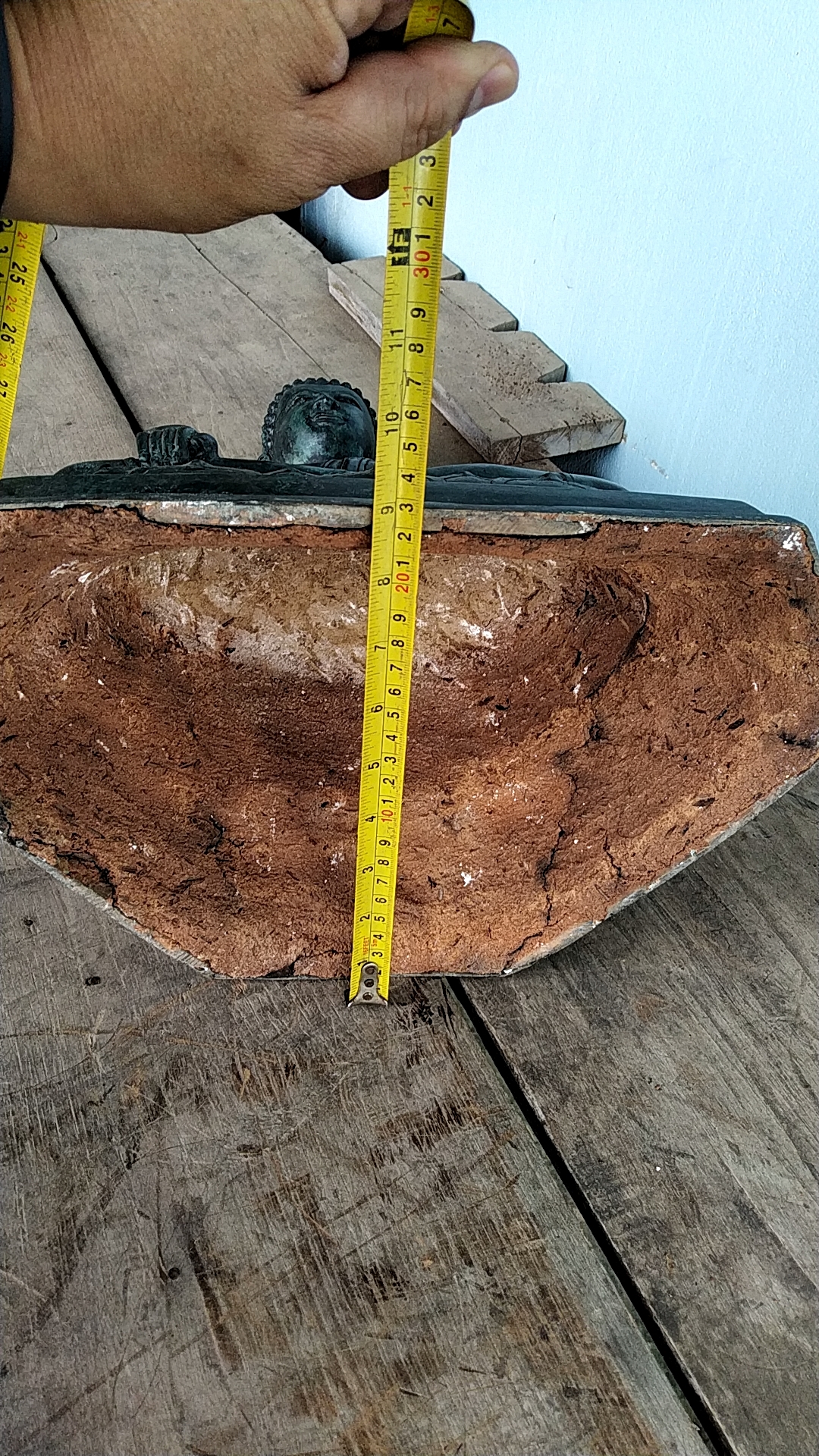 พระสุโขทัย ปางสดุ้งมาร หน้าตัก 12 นิ้ว เนื้อโลหะสำริด