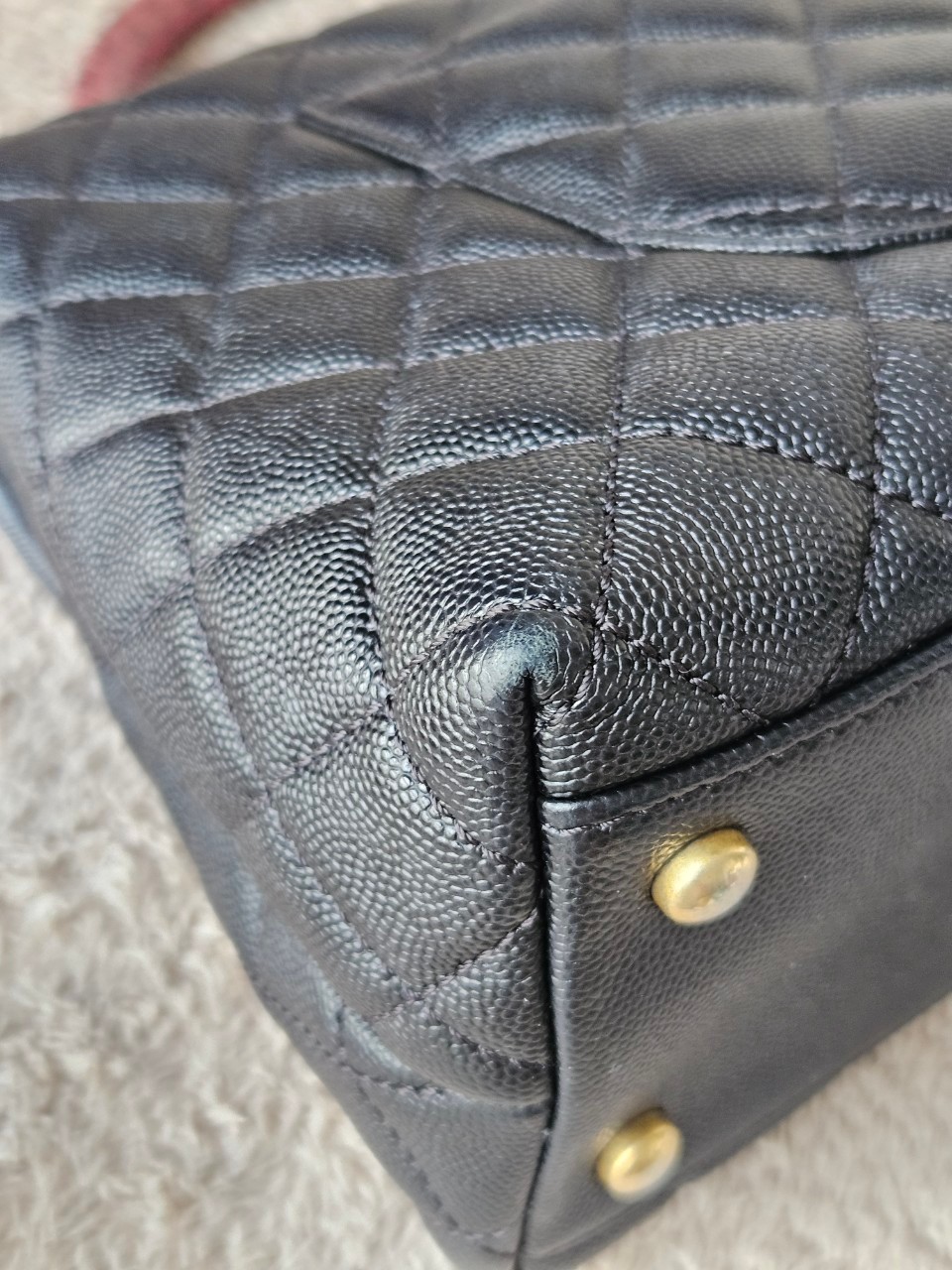 Chanel Coco 10.5 Caviar Lizard holo26