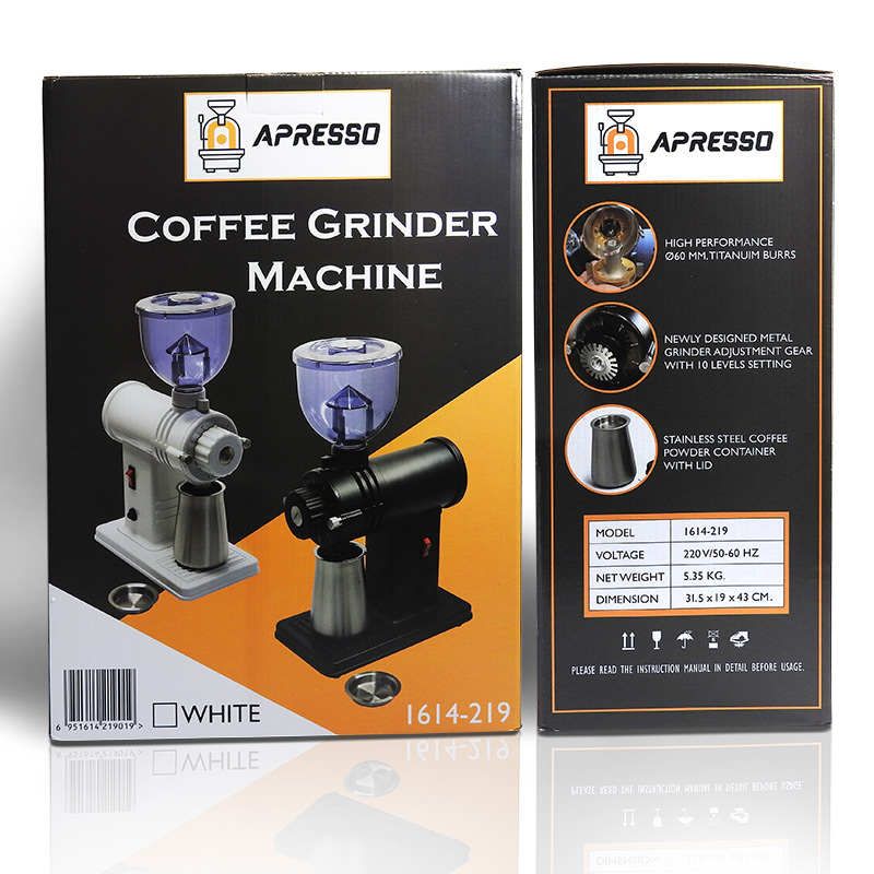 APRESSO Commercial Coffee grinder-Burrs Ø60 mm