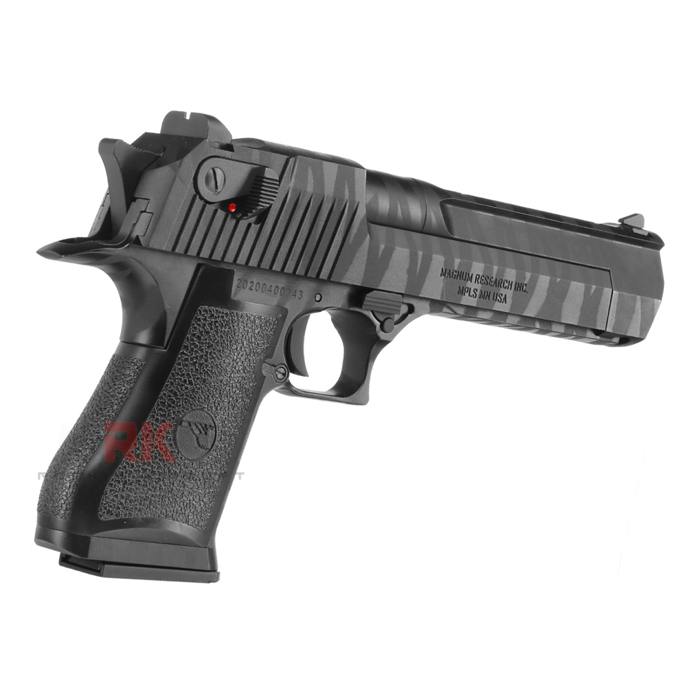 Cybergun / WE Desert Eagle Tiger Stripe .50AE GBB Pistol (Black)