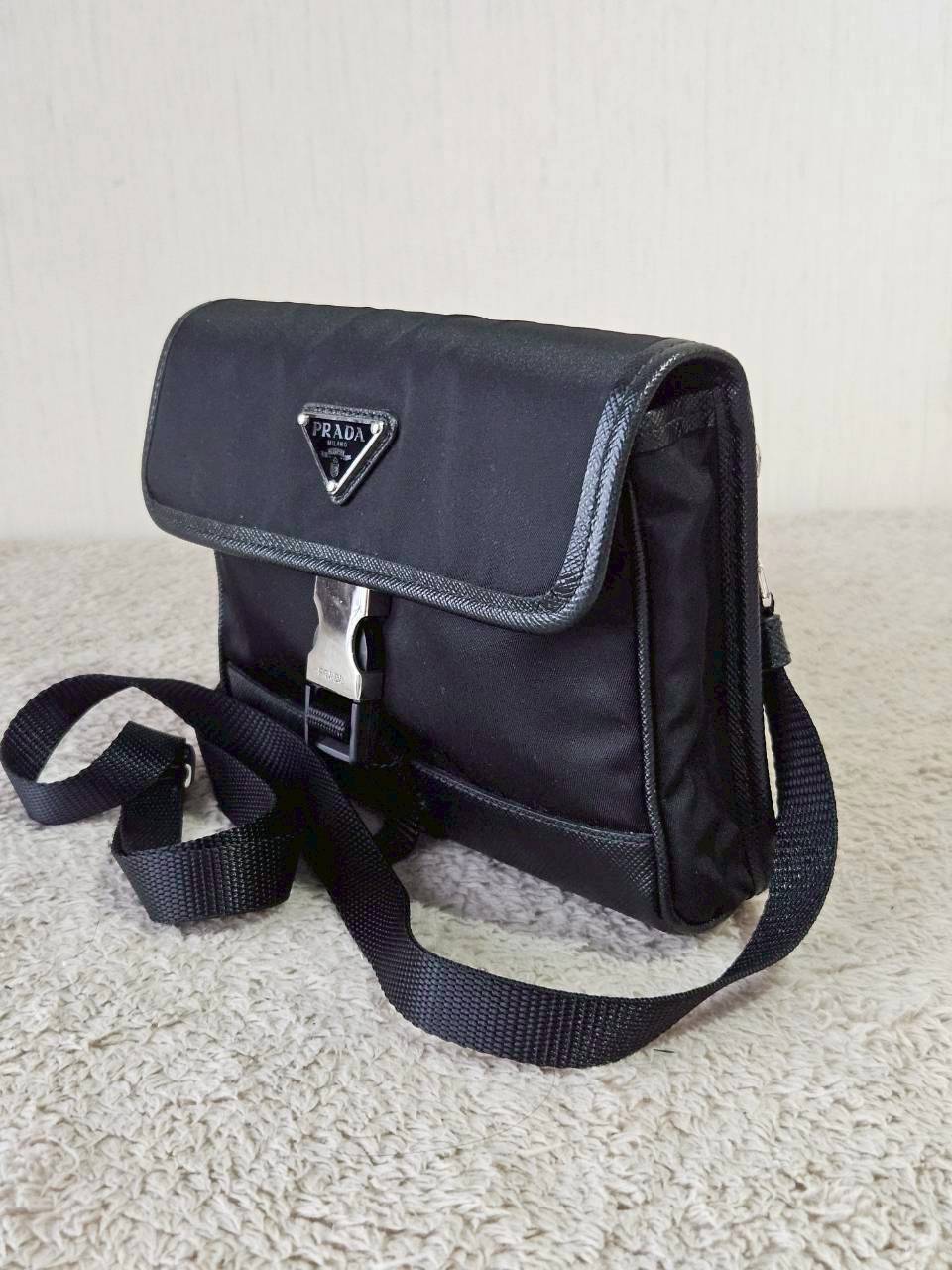 Prada Re-Nylon Smartphone Case Microchip