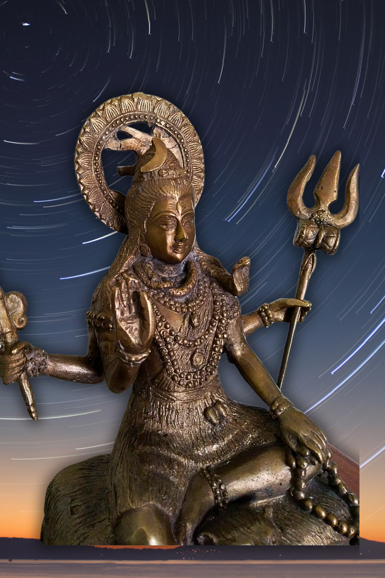 พระศิวะ ปางประทานพร เนื้อโลหะสำริด