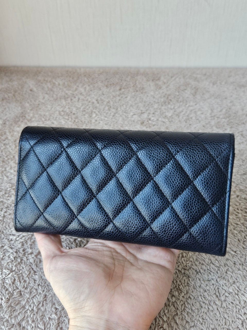 Chanel Sarah Black Cavier SHW