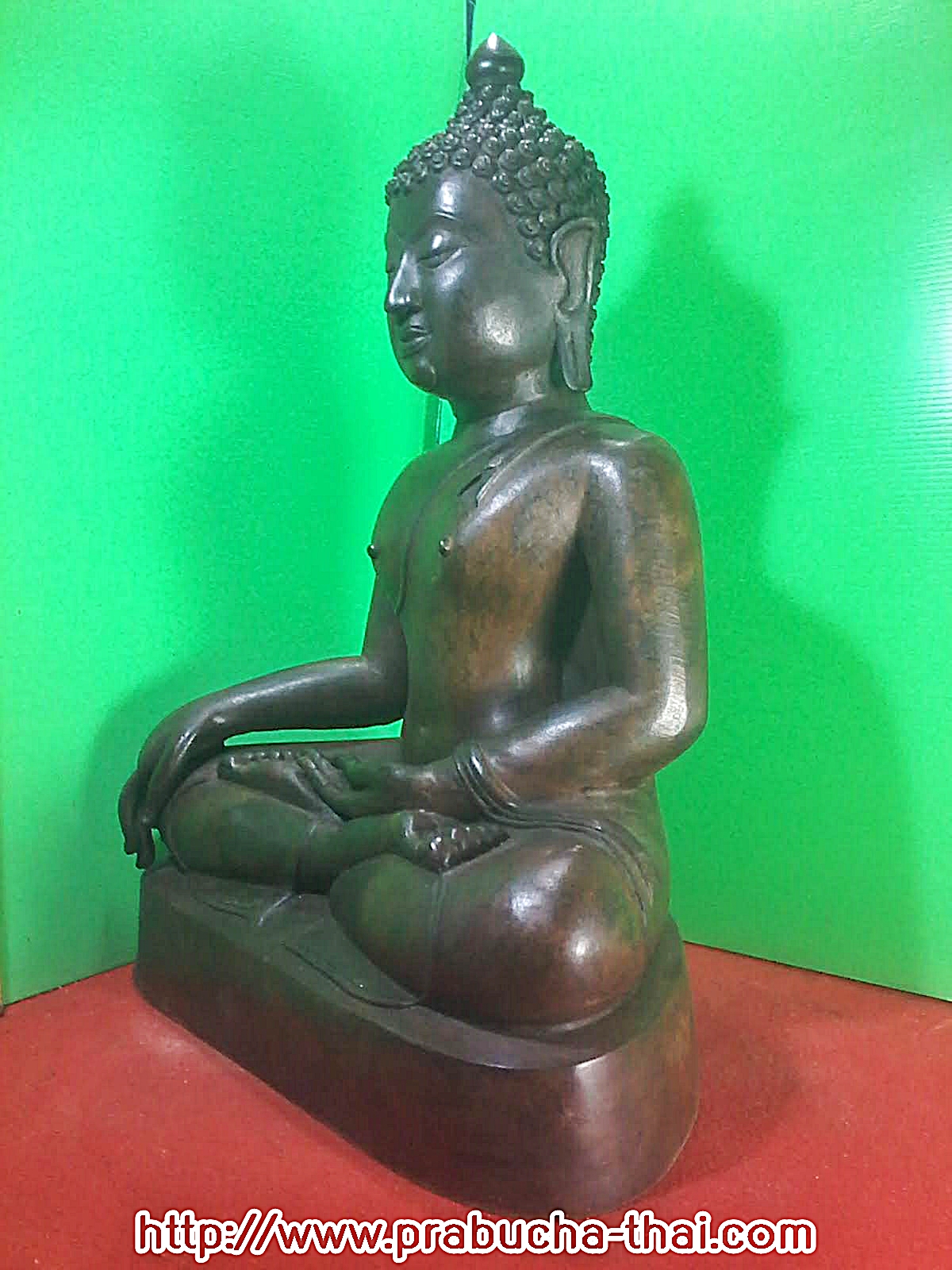 พระเชียงแสน สิง 1 ปางชนะมาร ขัดสมาธิเพชร หน้าตัก 12 นิ้ว