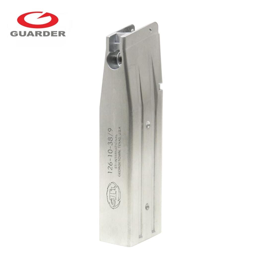 Guarder Aluminum Magazine Case for Marui HI-CAPA 5.1 (STI) Silver