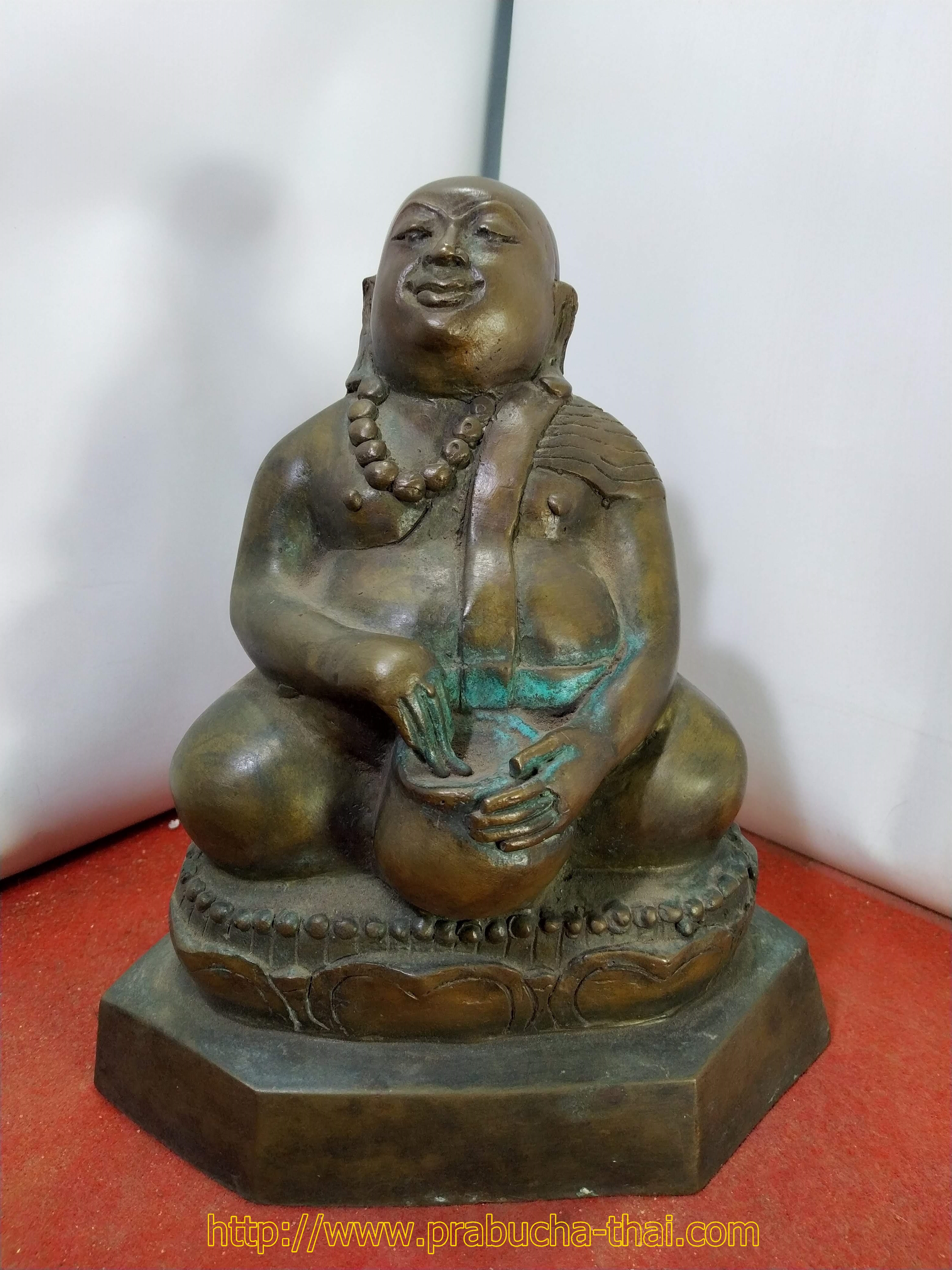 พระสังกัจจายน์ ปางจกบาตร เนื้อโลหะสำริด หน้าตัก 5 นิ้ว