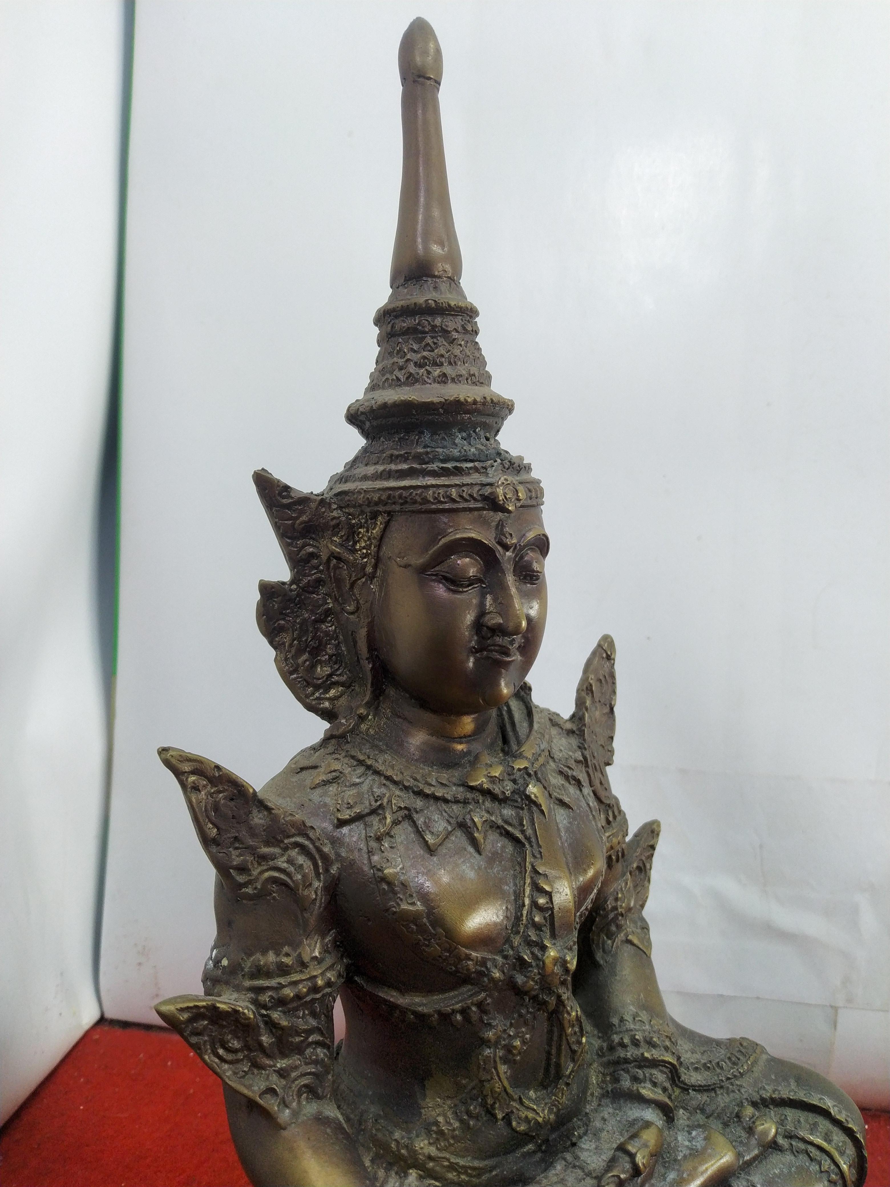 พระจักรพรรดิชัยมงคลรุ่น มหามงคลเศรษฐี หน้าตัก 5 นิ้ว เนื้อทองเหลืองสำริด