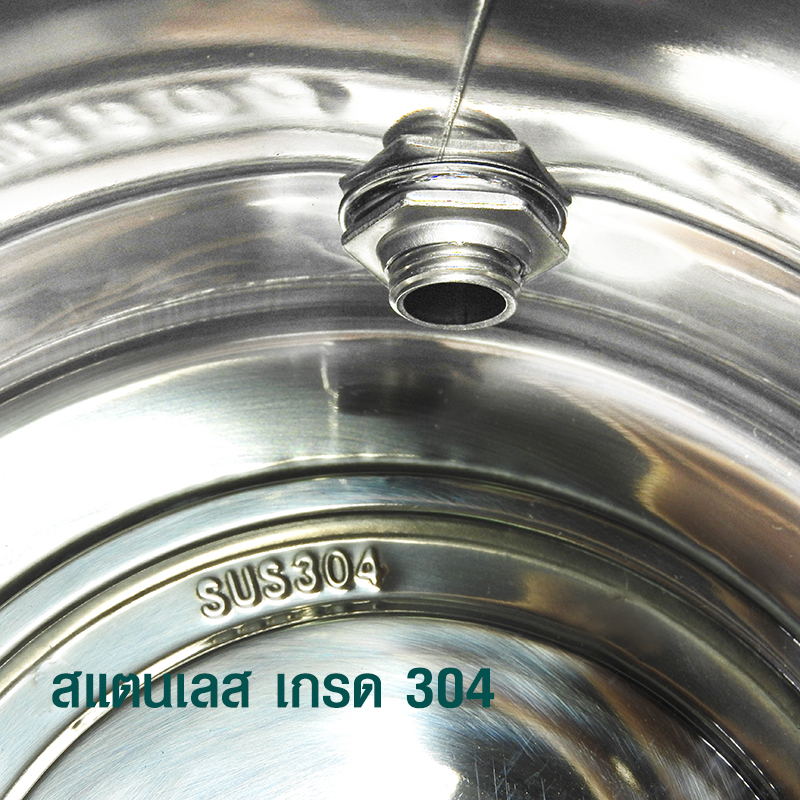 Stainless steel hot water boiling tank, 8 liters, can be heated, has water dispensing faucet