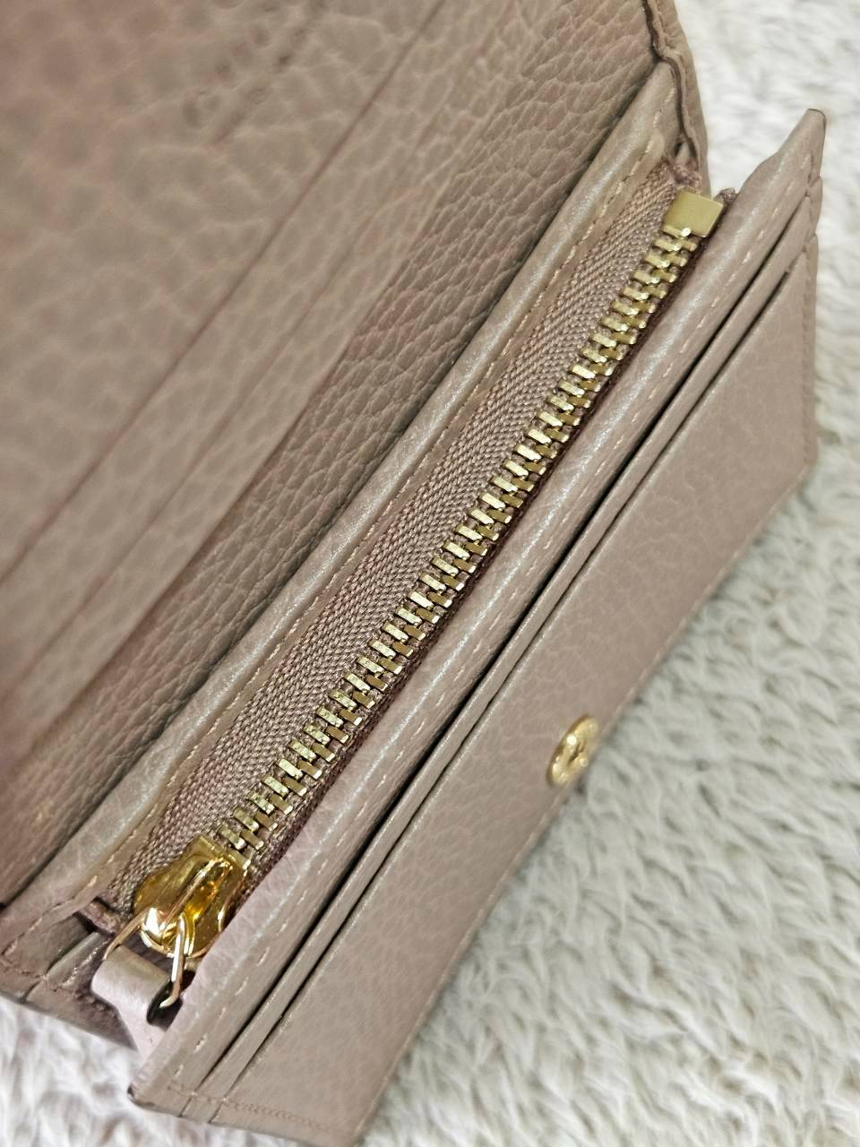 Gucci GG Marmont Bi Color Card Case Wallet