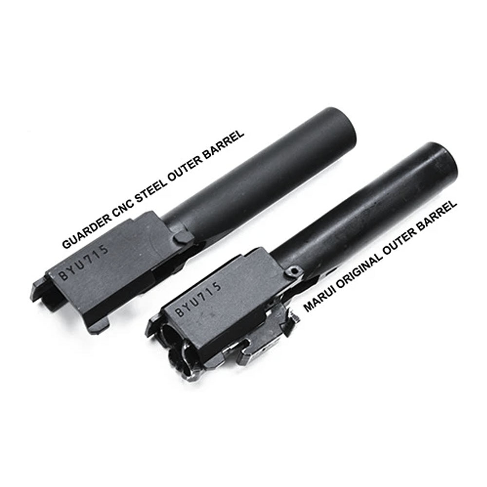Guarder CNC Steel Outer Barrel for Marui G19 Gen3