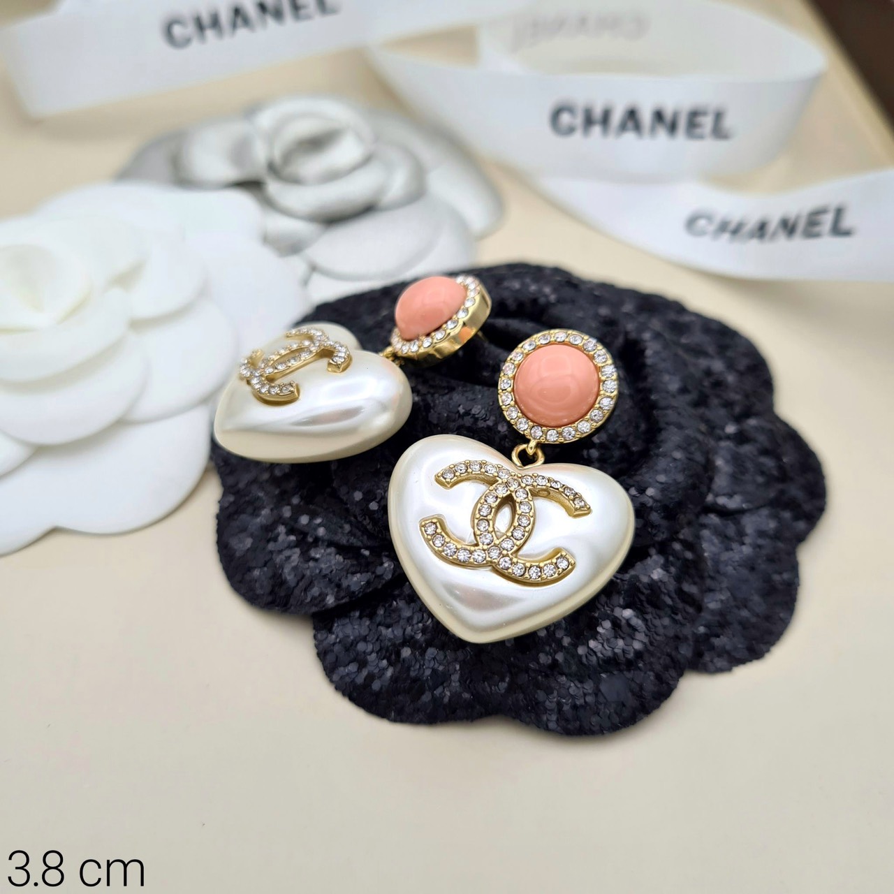 ต่างหูชาแนล เข็มกลัดชาแนล ต่างหู Hi End Chanel Earring ต่างหูชาแนล