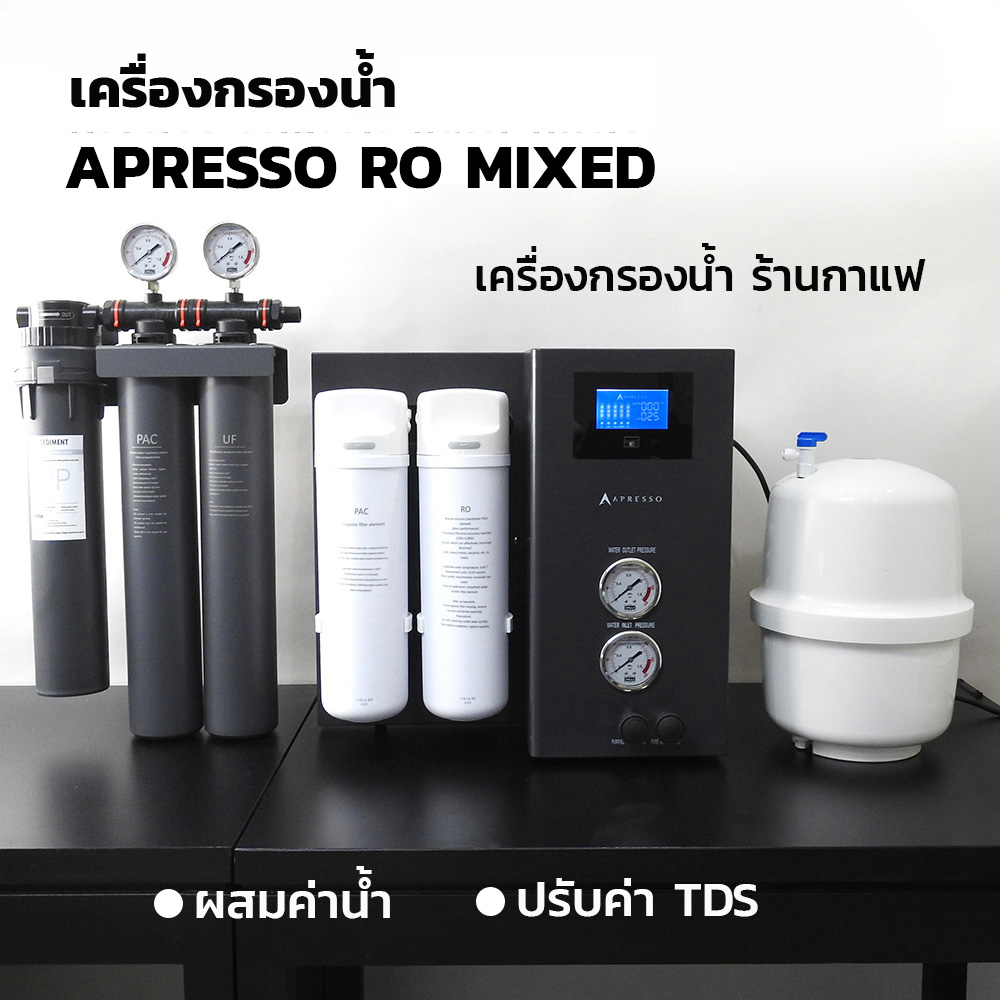 APRESSO RO MIXED 1602-148 Coffee Water Purifier | Dual Filtration with TDS Adjustment for Espresso Machines