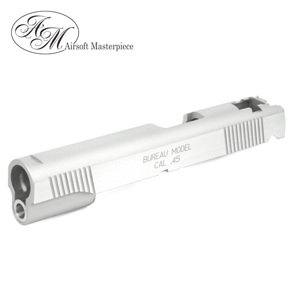 Airsoft Masterpiece Springfield Armory Standard Slide for Hi-CAPA / 1911 (Silver)