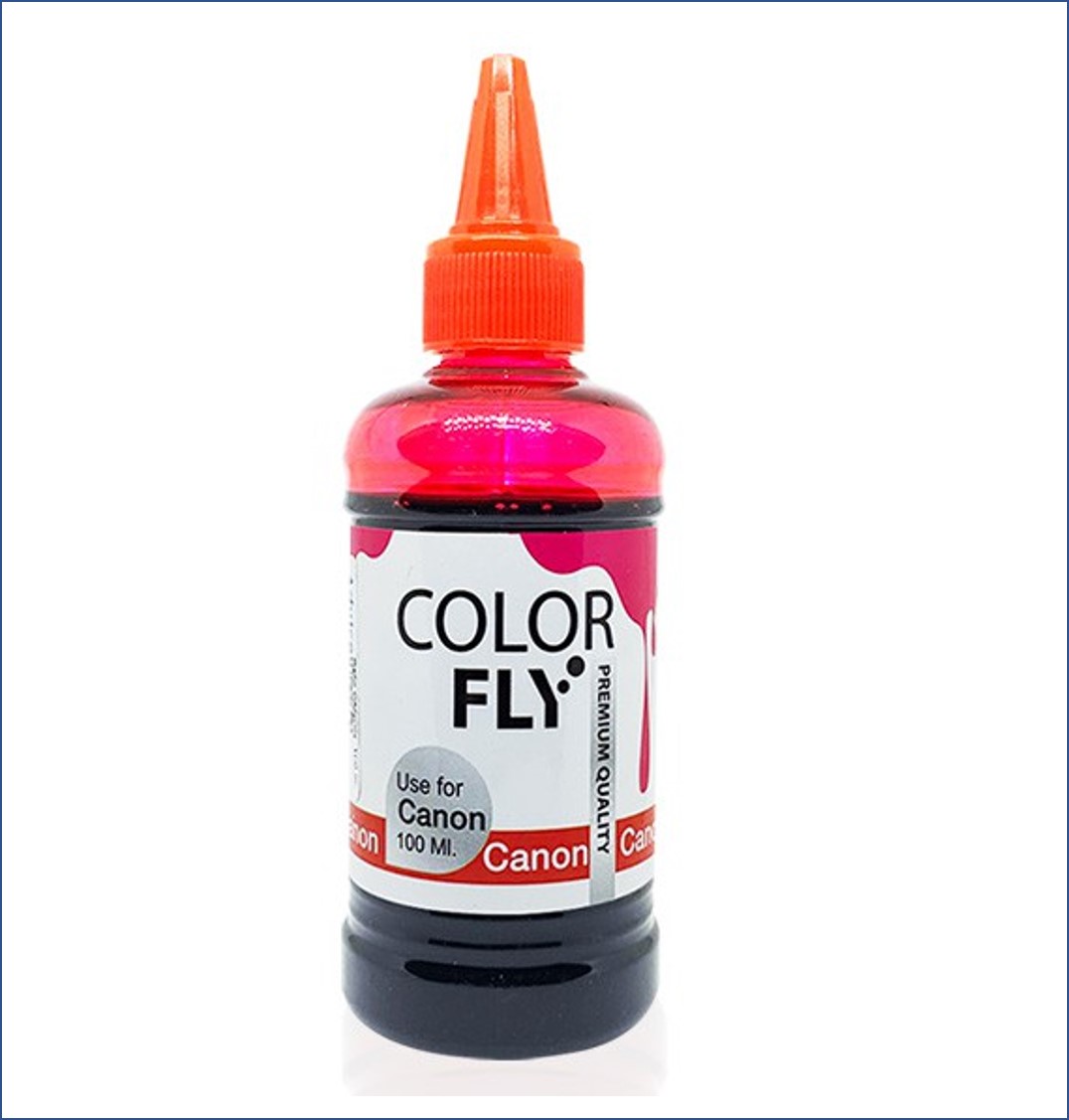 Color Fly Refill Ink Jet หมึกเติมเครื่องพิมพ์ เครื่องปริ้นท์ Canon สีแดง