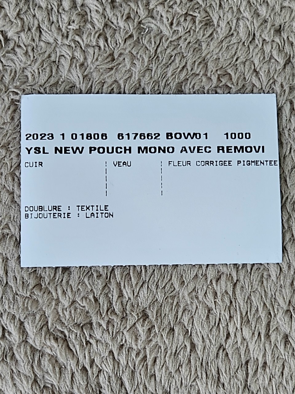 YSL Pouch ปี2023