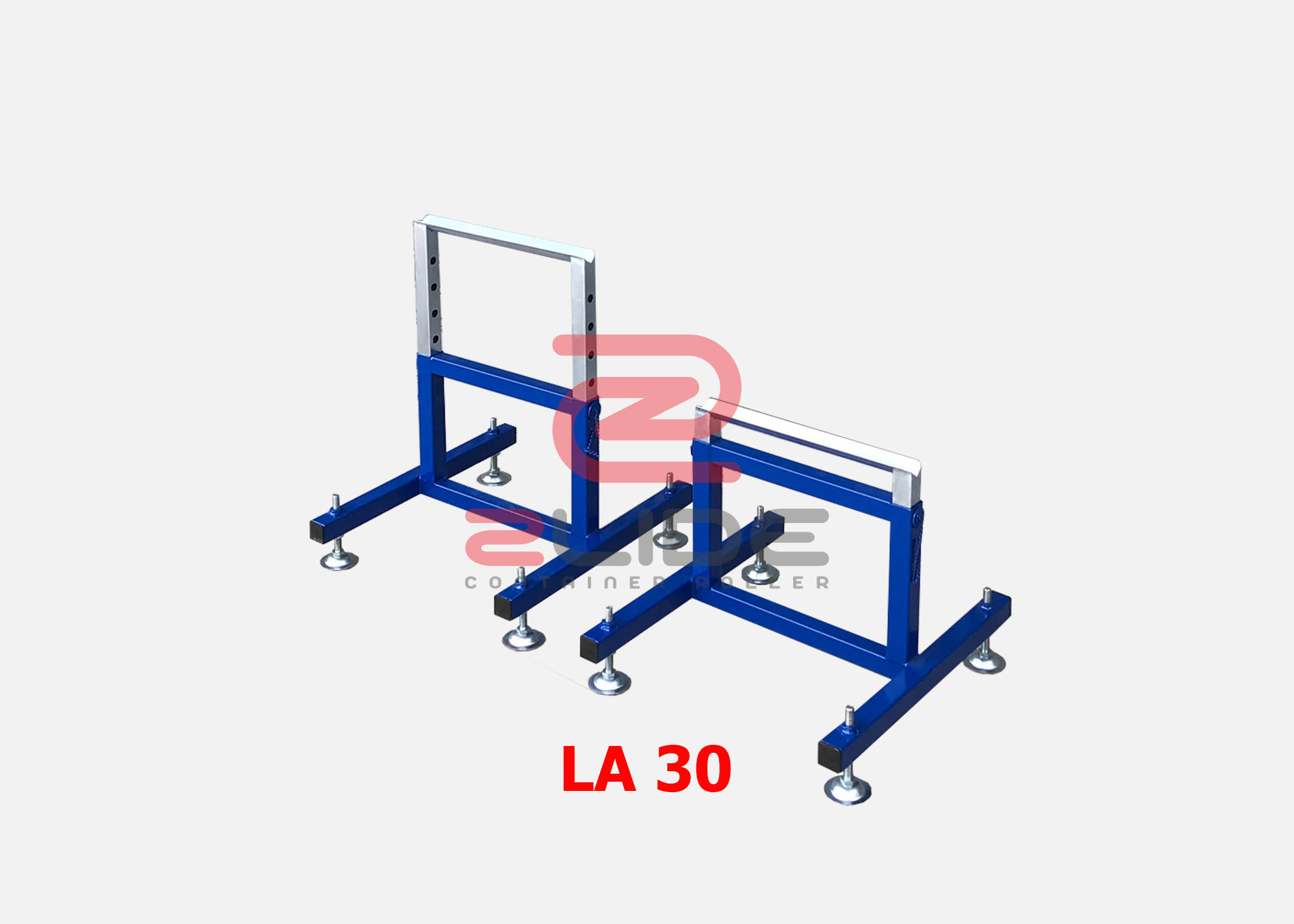 Zlide Container Roller ขาตั้ง รางลูกกลิ้ง LA30 สำหรับ ลูกกลิ้ง 30 cm สูงปรับได้ 40 - 60 cm