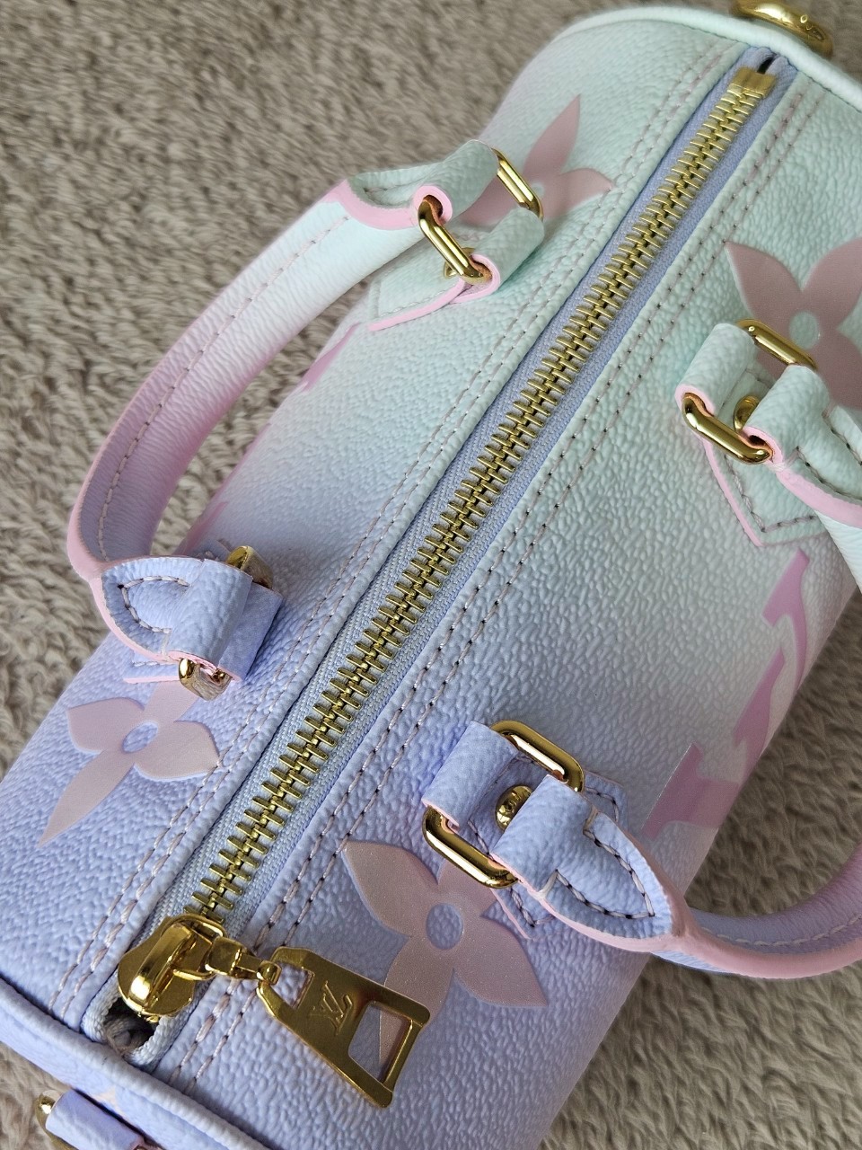 LV Papillon Pastel Sunrise Monogram Microchip