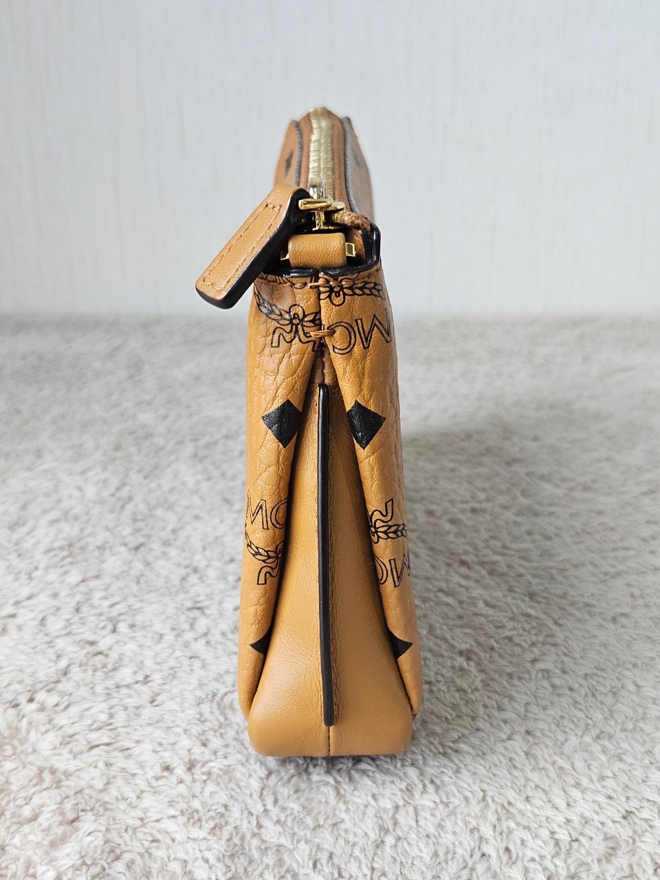 MCM Rabbit Top Zip Crossbody