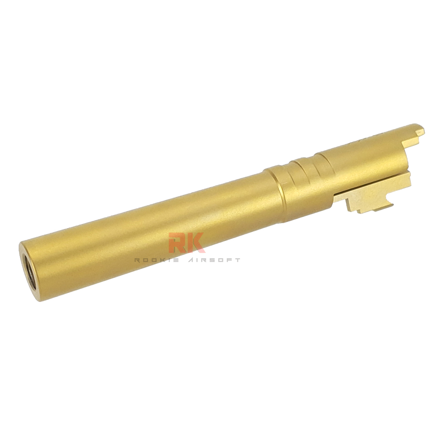 5KU Stainless Steel Threaded Outer Barrel .45 ACP For Marui Hi-CAPA 5.1 (Gold)