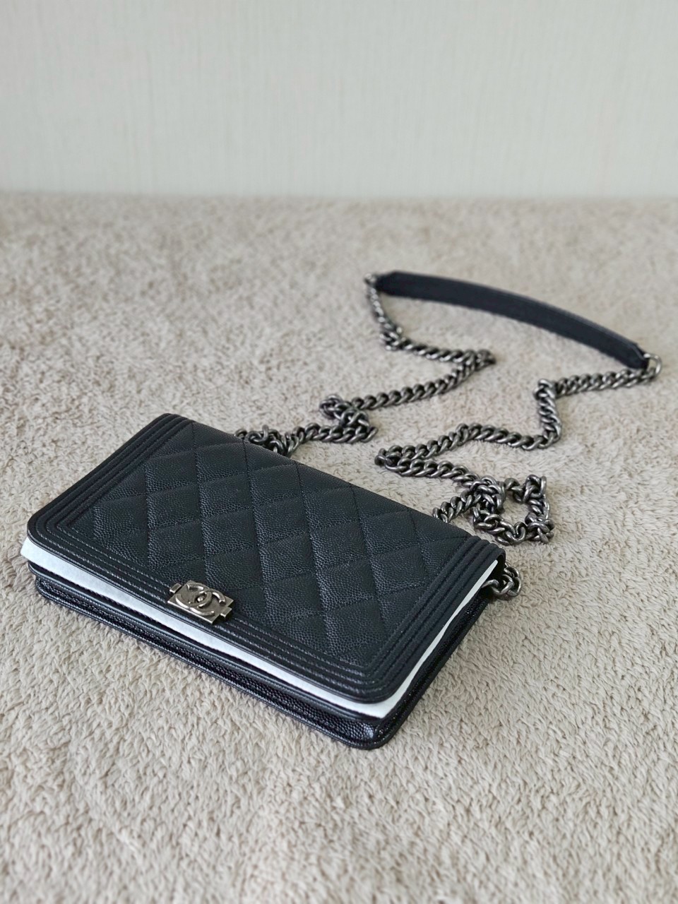 Chanel WOC Boy Cavair