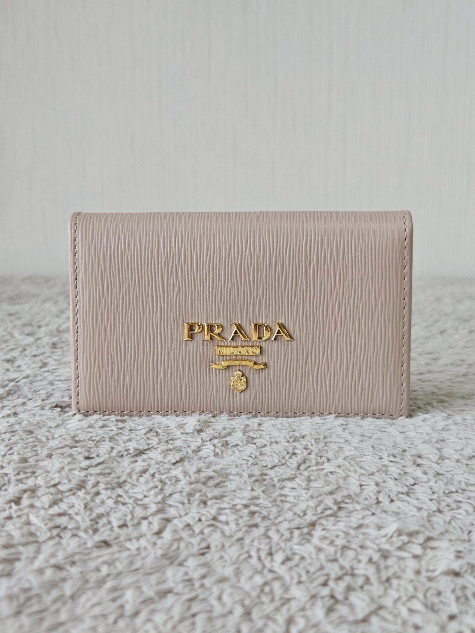 Prada 1MC122 Card Holder สีนู๊ด