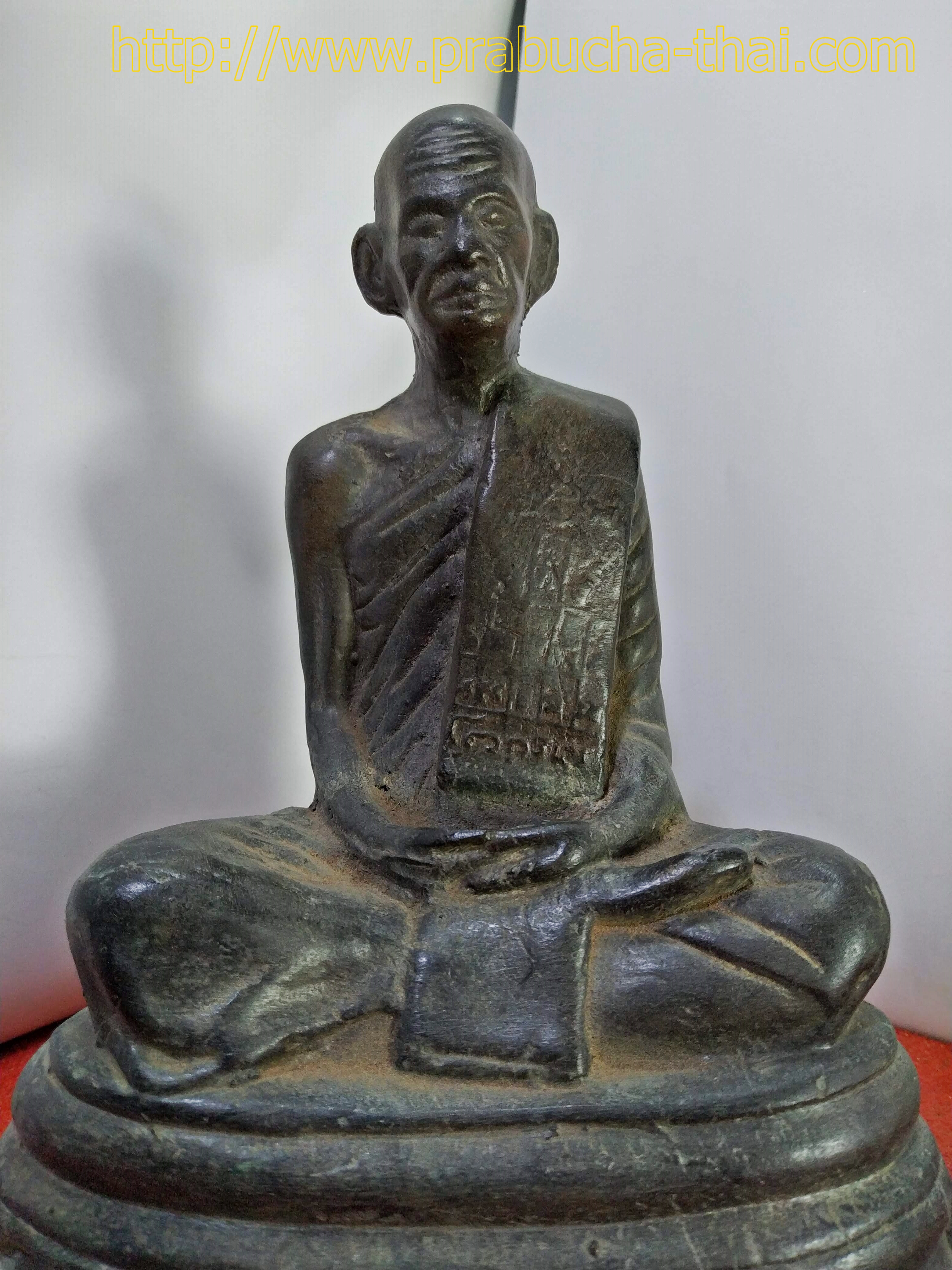 หลวงพ่อพรหม ถาวโร วัดช่องแค อ.ตาคลี จ.นครสวรรค์ หน้าตัก 5 นิ้ว (หล่อโบราณ)