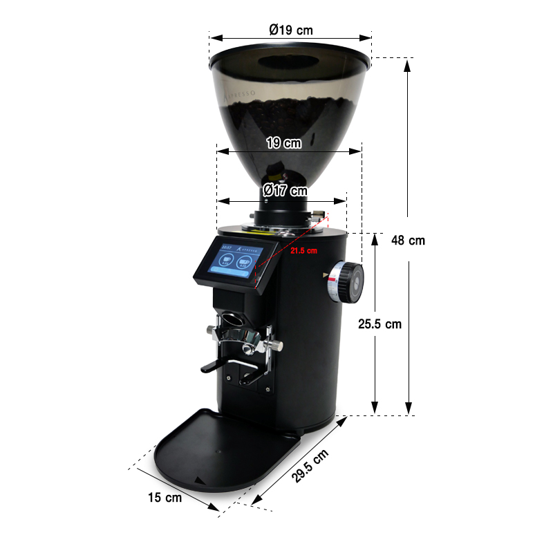 เครื่องบดกาแฟ APRESSO A7 mini เฟืองไทเทเนียม 64 มม. พกพาสะดวก