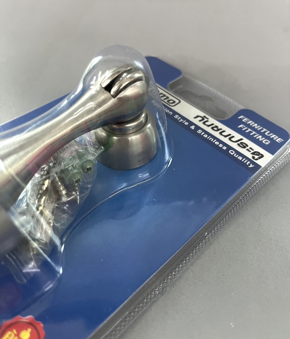 กันชนประตูแม่เหล็ก สแตนเลส (อัดแผง) สีโครเมี่ยม