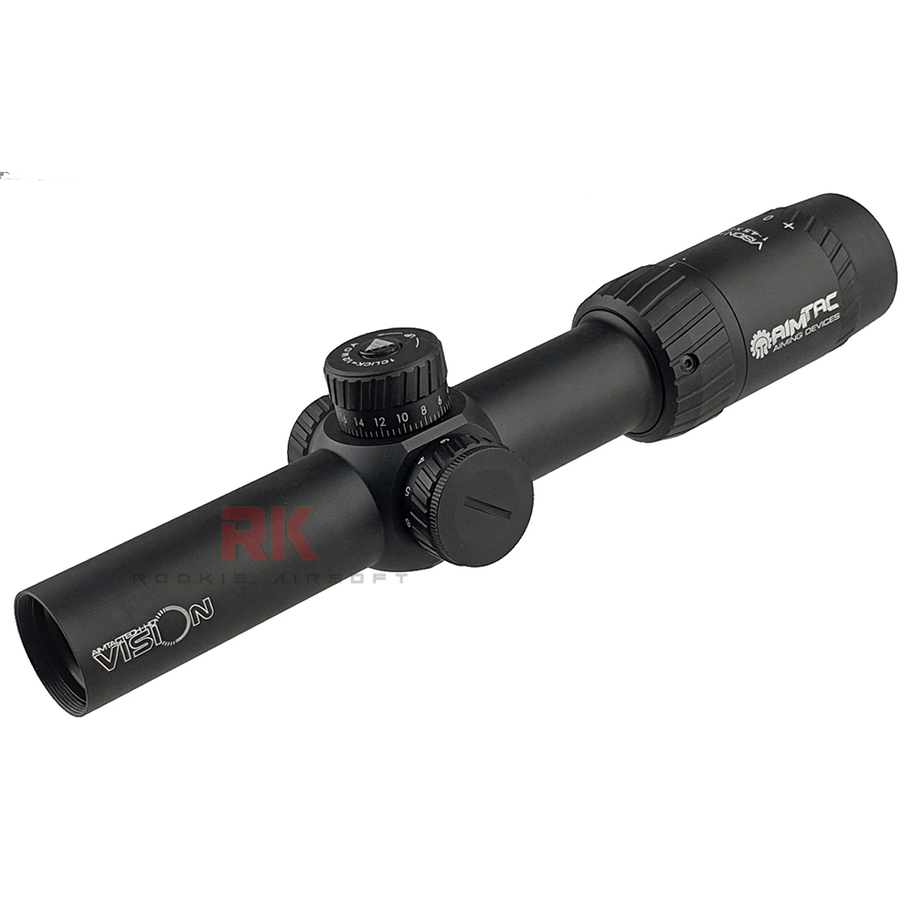 Arrow Optics AIMTAC Vision HD 1-4.5x26mm Rifle Scope (Black)