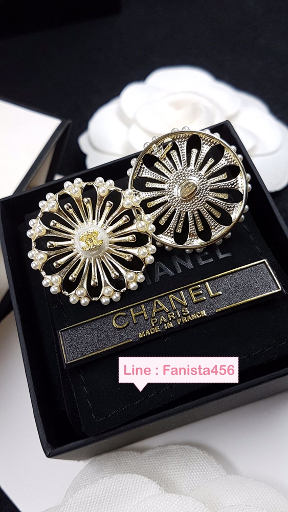ต่างหูชาแนลมุก Hi End Chanel Earring ต่างหูชาแนล