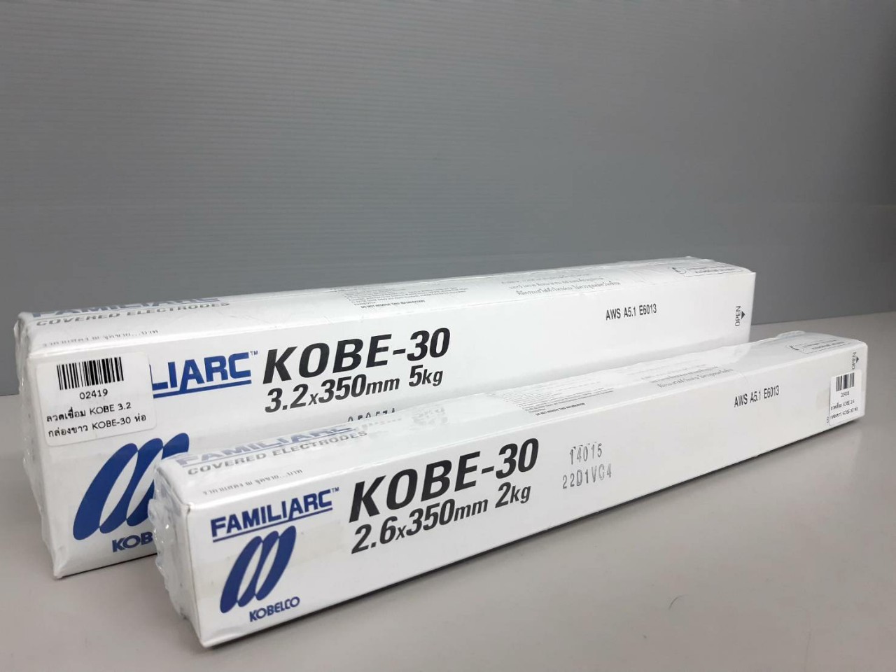 ลวดเชื่อมโกเบ กล่องขาว KOBE-30 ห่อ