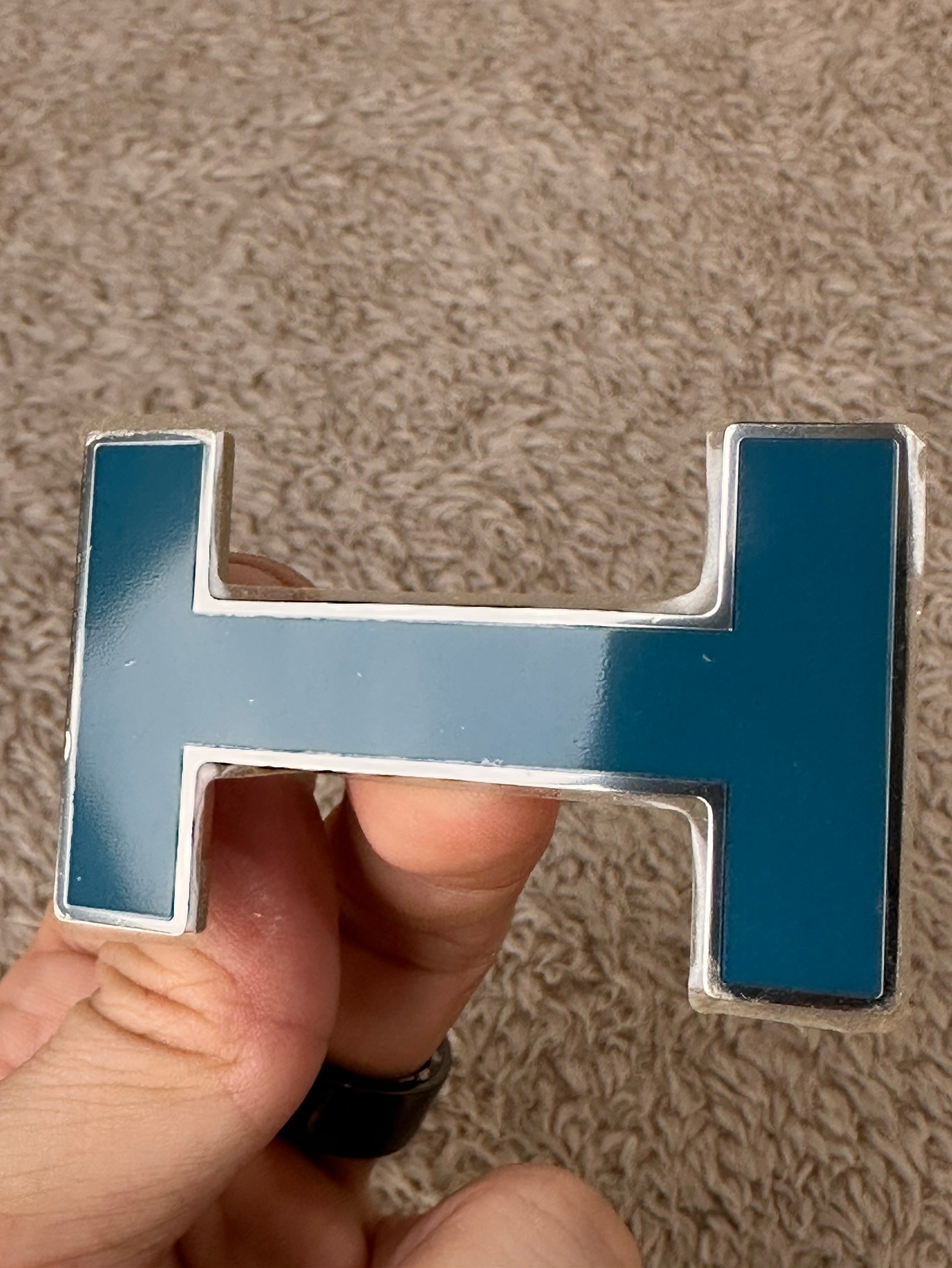 Hermes belt 32mm stamp Q square