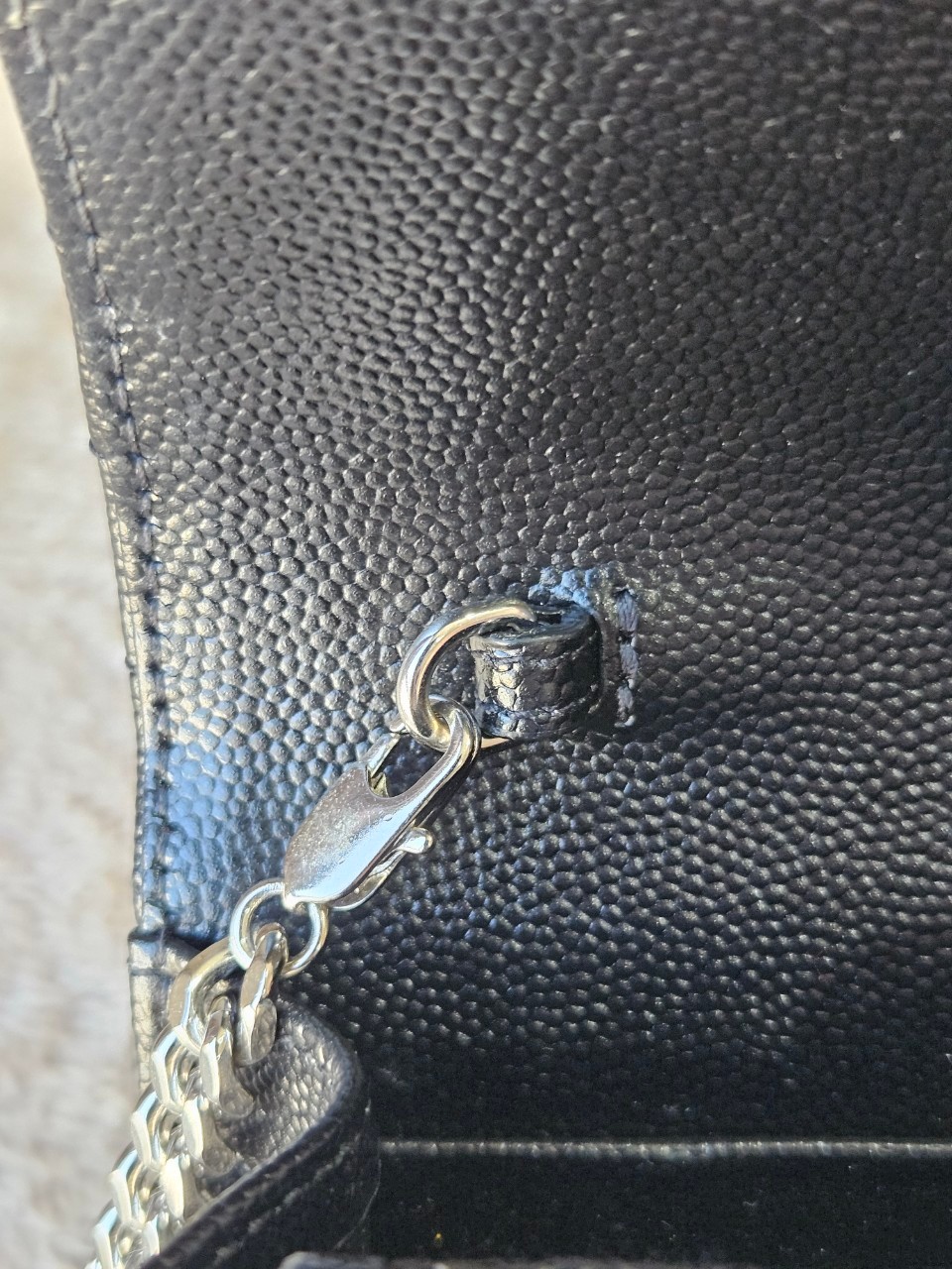 YSL WOC 7.5 สีดำอะไหล่เงิน