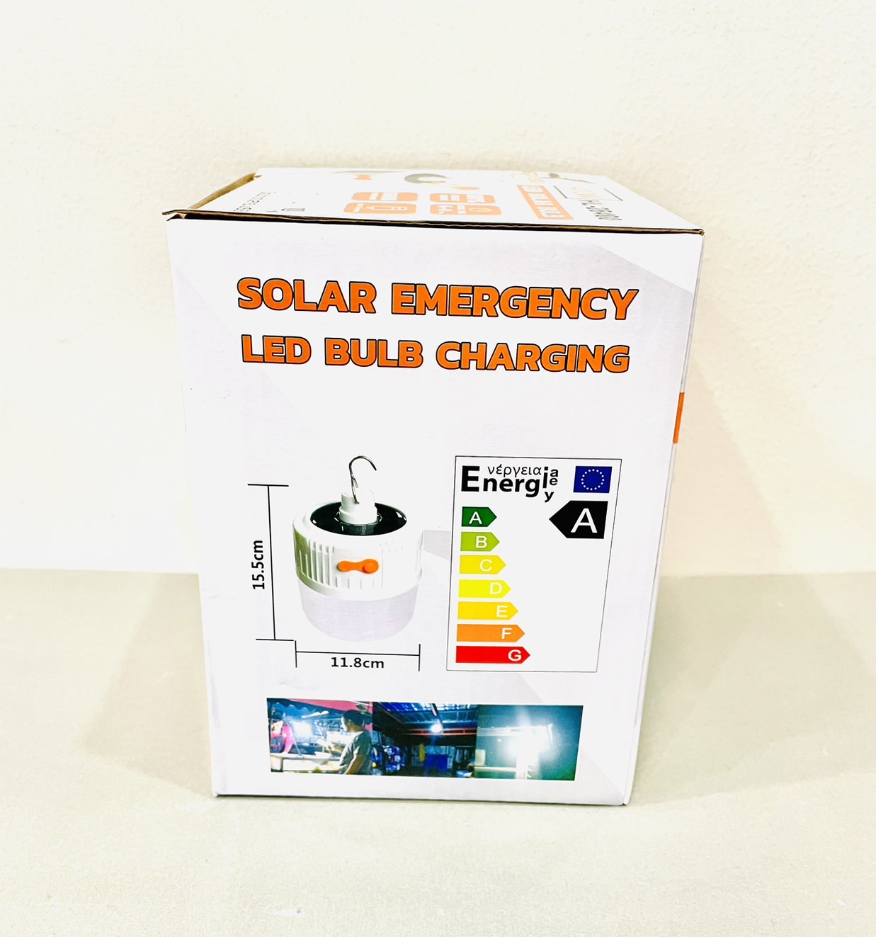 หลอด LED ทรงตุ้ม 400w แสงขาว HLX ชาร์ท USB