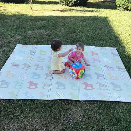 เสื่อรองคลานพับได้ Parklon ลายช้าง