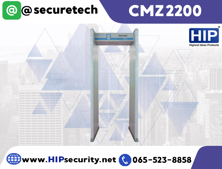 HIP ประตูตรวจจับโลหะ Walkthrough รุ่น CMZ2200