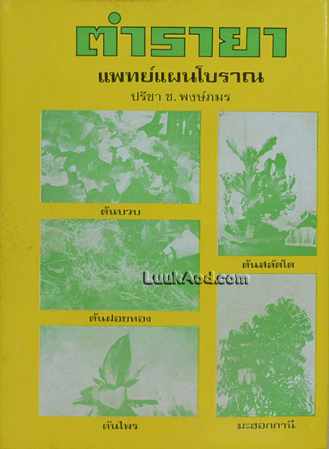 ตำรายา แพทย์แผนโบราณ