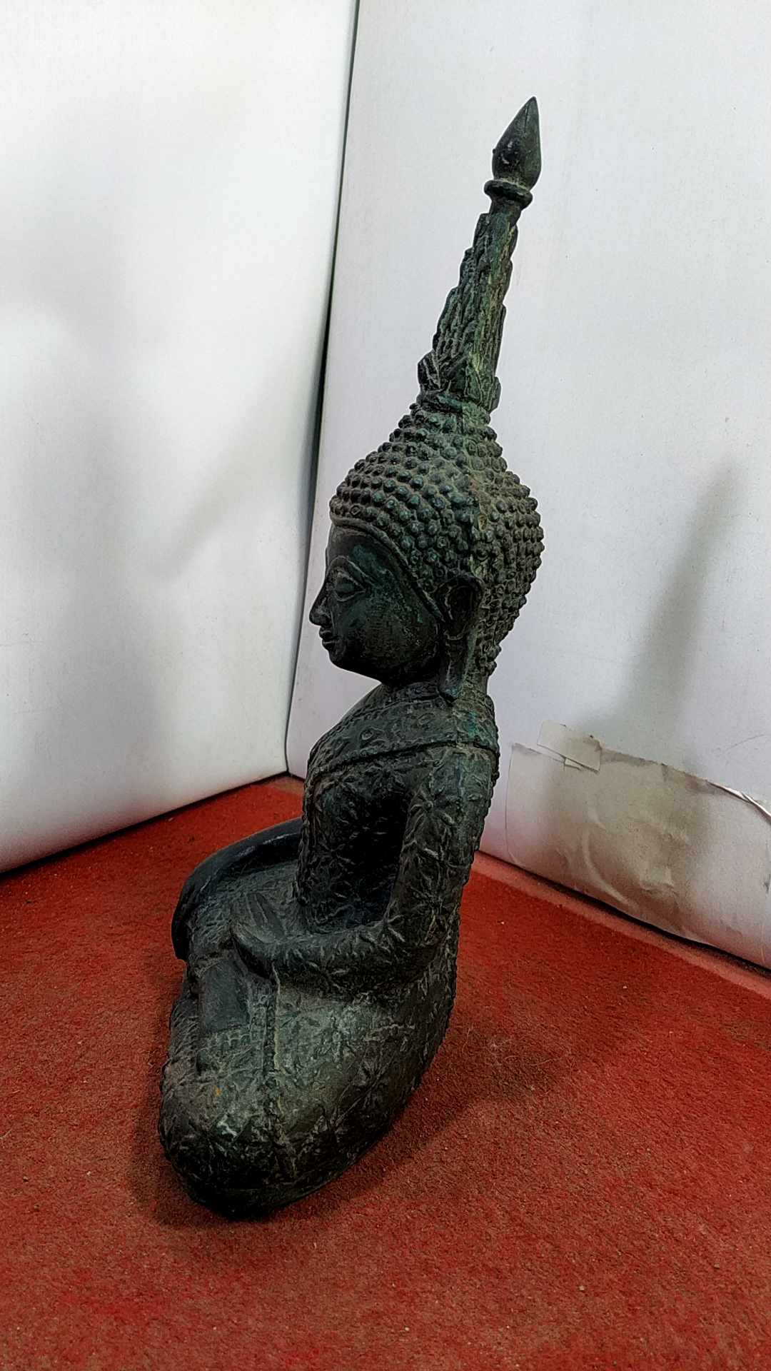 พระเชียงรุ้ง ปางชนะมาร ห่มจีวรลายดอกพิกุล หน้าตัก 5 นิ้ว