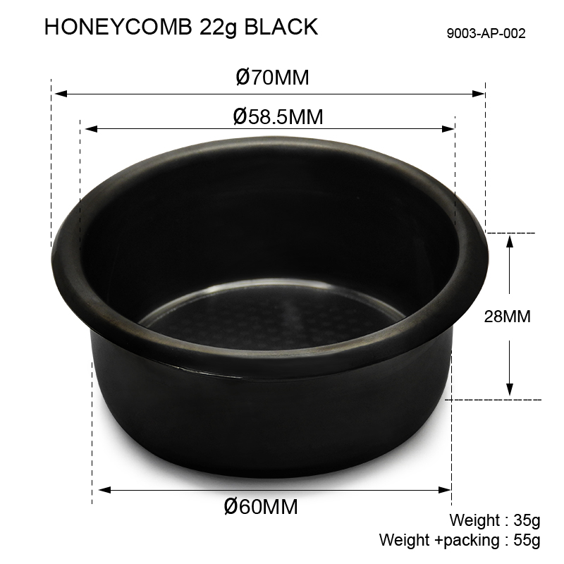 ตะแกรง APRESSO HONEYCOMB 22g