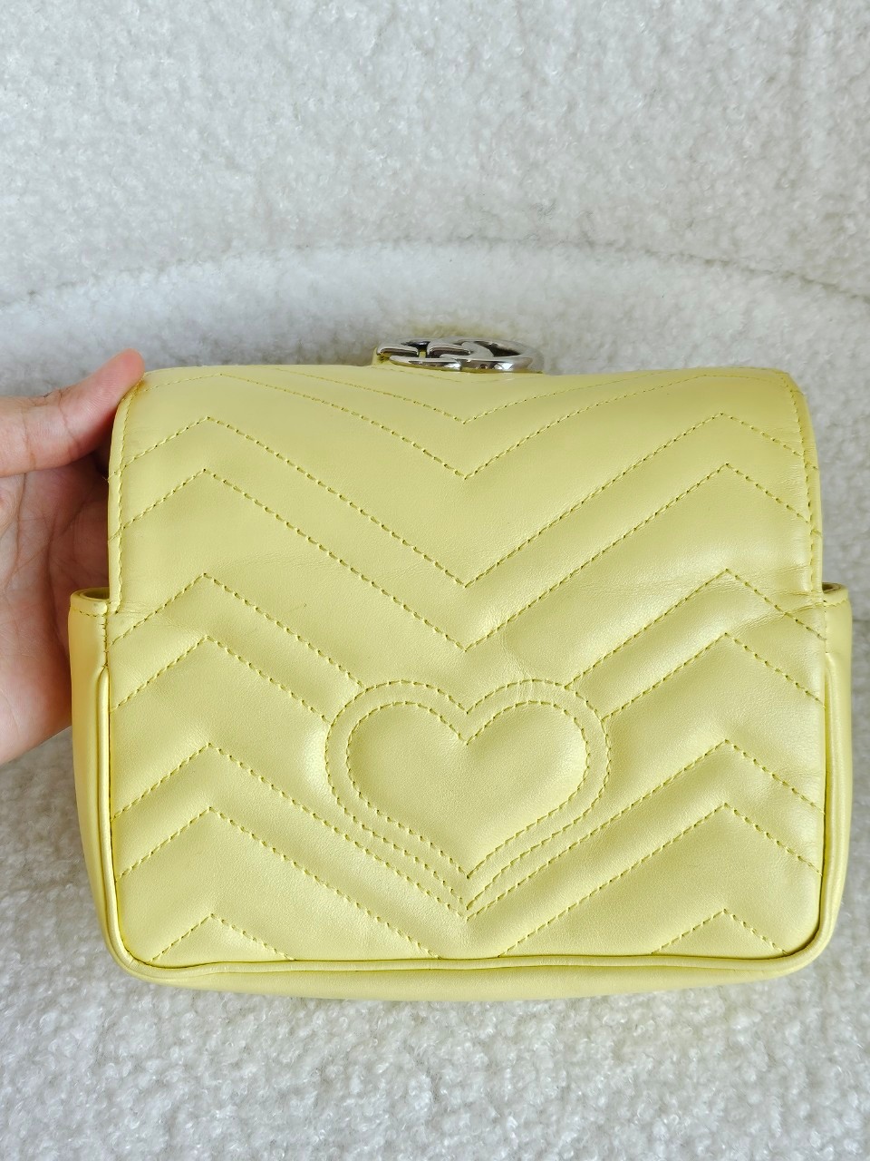 Gucci Marmont Super Mini สีเหลือง